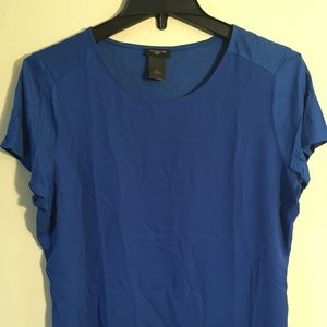 Ann Taylor Blouse - Blue - Medium Petite